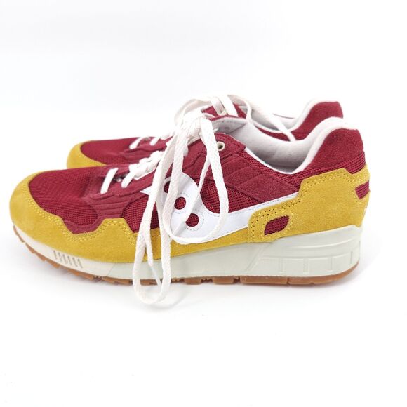 Saucony Red and Yellow Athletic Sneakers - Picture 7 of 9